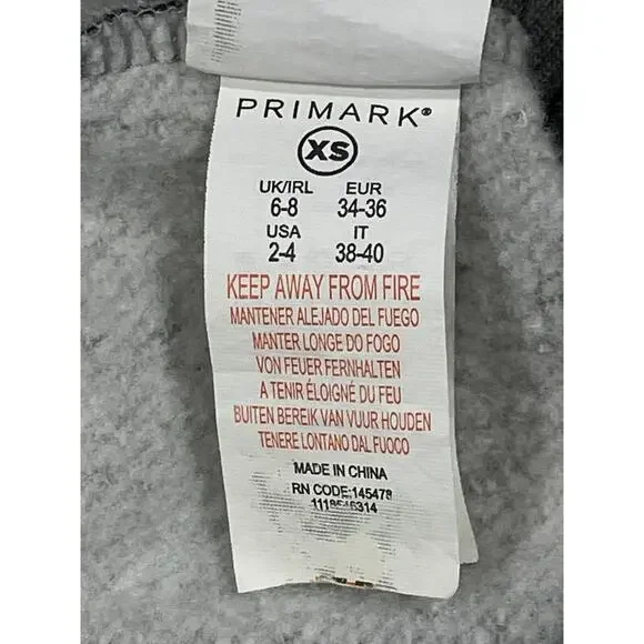 Disney Mickey Mouse Faces Pullover Crewneck Sweatshirt Gray Women’s X-Small 2/4 - Picture 10 of 11